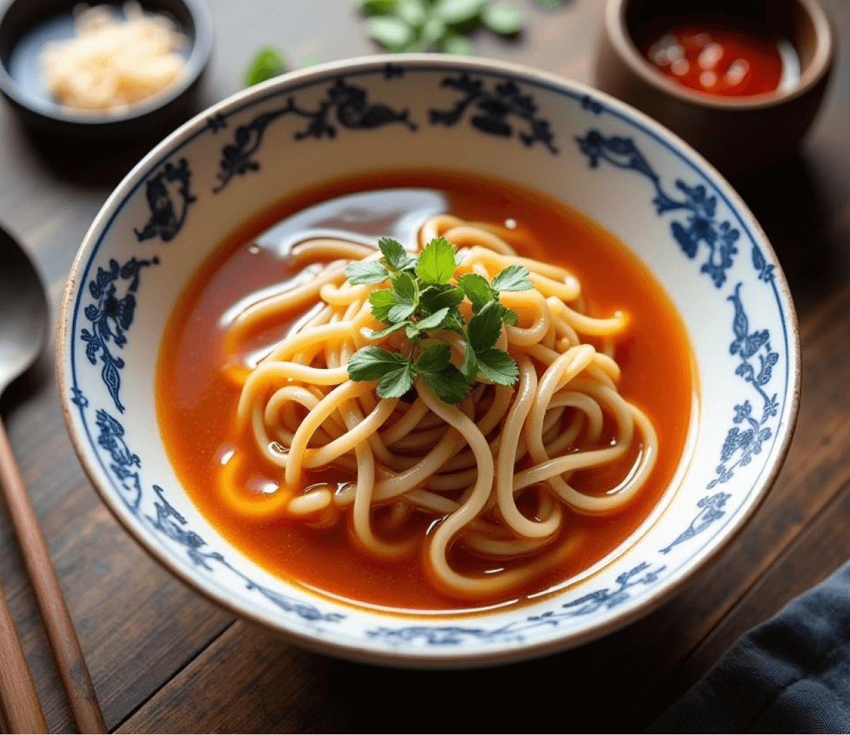 Gut-Healing Bone Broth Ramen with Fermented Chili Paste