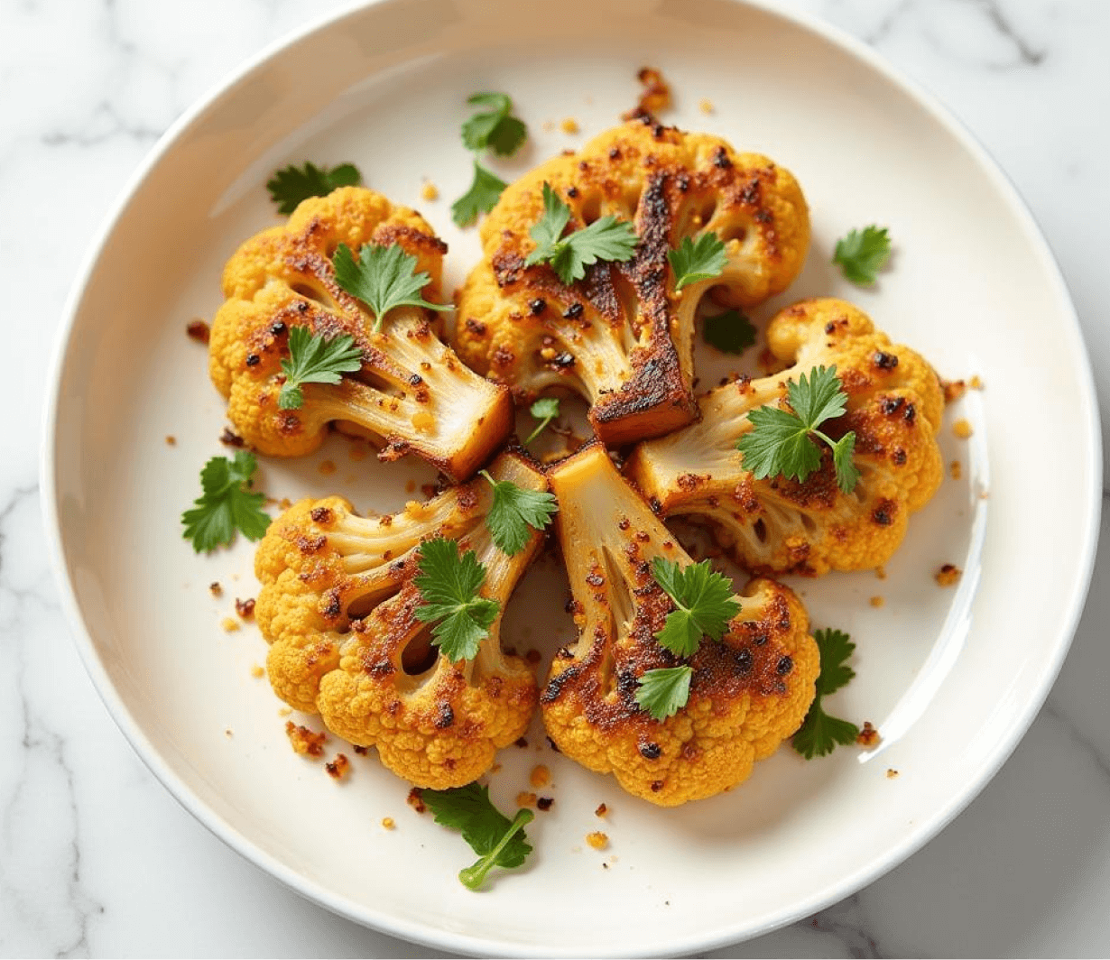 Miso-Tahini Roasted Cauliflower Steaks