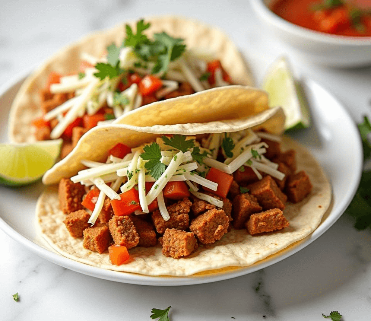 Tempeh Tacos with Tangy Slaw